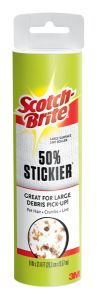Scotch-Brite™ 50% Stickier Giant Surface Refill Roller 830GRFS-80, 4.8 in x 44.1 ft (12.1 cm x 13.4 m), 4/1