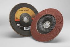 3M™ Cubitron™ II Flap Disc 969F, T29, 7 in x 7/8 in, 40+, 5 per case