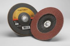 3M™ Cubitron™ II Flap Disc 969F, T27, 7 in x 7/8 in, 40+, 5 per case