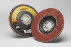 3M™ Cubitron™ II Flap Disc 969F, T27, 4-1/2 in x 7/8 in, 60+, 10 per case