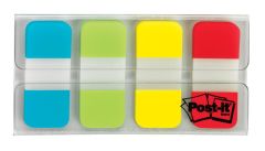 Post-it® Tabs 676-ALYR-B, .625 in x 1.5 in (15,8 mm x 38,1 mm); Aqua, Lime, Yellow and Red Tabs, 50 Tabs//Dispenser