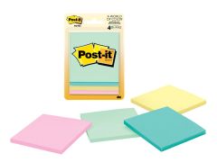 Post-it® Notes 5401, 3 in x 3 in (76 mm x 76 mm), Pastel colors