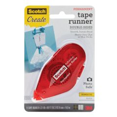 Scotch® Tape Runner 055-CFT, .31 in x 49 ft, Red Dispenser