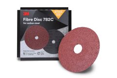3M™ Fibre Disc 782C, 87254, 4-1/2 in x 7/8 in, 36+, Single Pack, 10 per case