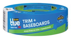 ScotchBlue™ TRIM + BASEBOARDS Painter's Tape, 2093EL-36EC-G, 1.41 in x 60 yd (36 mm x 54.8 m), 1 Roll/Pack
