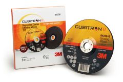 3M™ Cubitron™ II Depressed Center Grinding Wheel, 87206, T27, 7 in x 1/4 in x 7/8 in, Single Pack, 10 per case