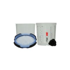 3M™ PPS™ Series 2.0 Spray Cup System Kit, 26301, Standard (22 fl oz, 650 mL), 125 Micron Filter, 1 kit per case
