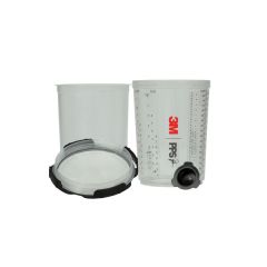 3M™ PPS™ Series 2.0 Spray Cup System Kit, 26024, Large (28 fl oz, 850 mL), 200 Micron Filter, 1 kit per case