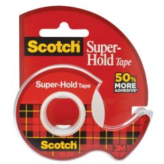 Scotch® Super-Hold Tape, 198-ESF, 3/4 in x 650 in (19 mm x 16.5 m)