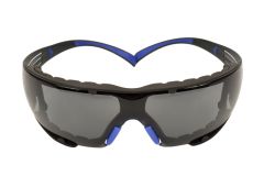 3M™ SecureFit™ Safety Glasses SF402SGAF-BLU-F, Blue/Gray, Gray Scotchgard™ Anti-fog Lens, Foam Gasket, 20 EA/Case