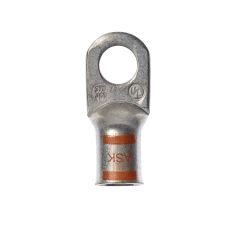 3M™ Scotchlok™ Large Gauge Ring Tongue, Copper Non-Insulated Seamless MC3/0-38RX, Stud Size 3/8