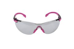 3M™ Solus™ 1000-Series Safety Glasses S1407SGAF, Pink/Black, I/O Gray Scotchgard™ Anti-fog Lens, 20 EA/Case