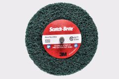 Scotch-Brite™ Clean and Strip XT Pro Extra Cut Disc, Shaft Mount, 2-ply, 4 in x 1 in x 1/4 in, A XCS, 10 per case