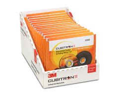 3M™ Cubitron™ II Depressed Center Grinding Wheel, T27, 4-1/2 in X 1/4 in X 7/8 in, Point of Purchase Display, 14 per Display