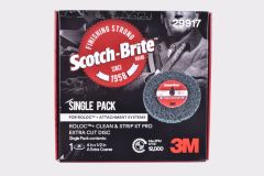 Scotch-Brite™ Roloc™+ Clean and Strip XT Pro Extra Cut Disc, TR+, 4 in x 1/2 in, A XCS, Single Pack, 10 per case