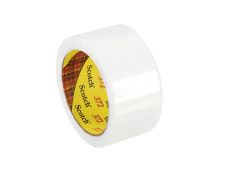 Scotch® Custom Printed Box Sealing Tape 372CP White, 48 mm x 100 m, 36 per case Bulk