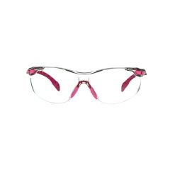 3M™ Solus™ 1000-Series Safety Glasses S1401SGAF, Pink/Black, Clear Scotchgard™ Anti-fog Lens, 20 EA/Case