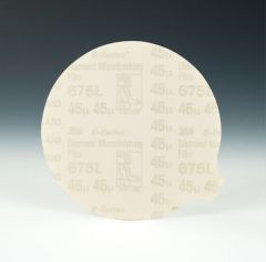 3M™ Diamond Microfinishing PSA Film Disc 675L, 3 in x NH, 45 Micron, 100 per inner, 1000 per shipper