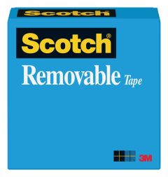 Scotch® Removable Tape 811, 1 in x 2592 in Boxed