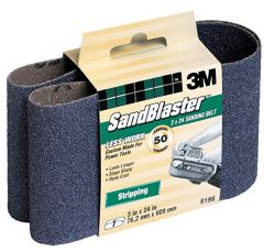 3M™ SandBlaster™ Sanding Belt, 9194NA, 3 in x 24 in, 120 grit, 6/cs