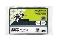 Scotch-Brite™ Extra Heavy Duty Pot 'N Pan Pad 88CC, 3.5 in x 5 in, 10/Pack, 6 Packs/Case