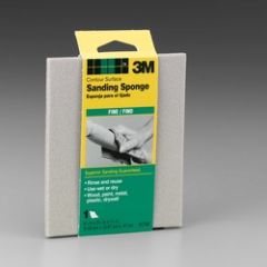 3M™ Contour Surface Sanding Sponge 917DCNA, 4.5" x 5.5" x .1875", Fine