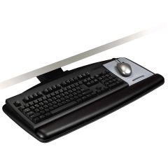 3M™ Easy Adjust Keyboard Tray with Standard Keyboard and Mouse Platform, 23 in Track, AKT90LE