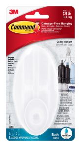 Command™ Shower Caddy Hanger with Water Resistant Strips BATH19-ES