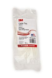 3M™ Nylon 6/6 Intermediate Cable Tie CT6NT40-M, 5.80 in x 0.14 in x 0.05
in, Natural, 1000/Bag, 10,000/Case