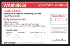 ShockWatch Clip Companion Label