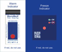 Cold Chain Complete 2 - 8C / 36 - 40F (8 hour WarmMark)
