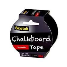 Scotch(TM) Chalkboard Tape 1905R-CB-BLK, 1.88 in x 5 yd (48 mm x 4,57 m)