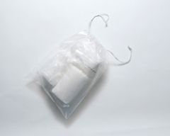 Polypropylene Pull-Tite Drawstring Bag - 7" x 12", 0.0015"