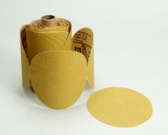 3M™ Stikit™ Gold Disc Roll Dust Free, 01639, 6 in, P180, 175 discs per
roll, 6 rolls per case