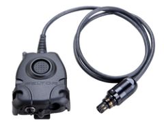 3M™ PELTOR™ Push-To-Talk (PTT) Adapter Military Radio FL5601-02, with
6-PIN MIL-C-55116 Connector, 1 EA/Case