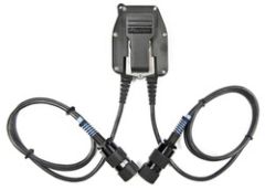 3M™ PELTOR™ DUAL Push-To-Talk (PTT) Adapter Military Radios FL5701, with
6-PIN MIL-C-55116 Connector, 1 EA/Case