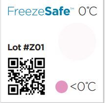 FreezeSafe 0°C Indicator (Pack Format)