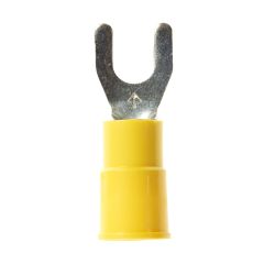 3M™ Highland™ Vinyl Insulated Fork Terminal FV10-8Q, AWG 12-10, 25/bag,
wider-tongue design for use on free-standing studs