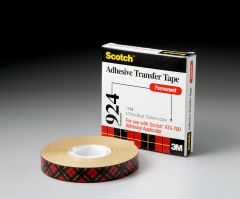 Scotch ATG Adhesive Transfer Tape 924 Clear, 0.50 x 36 yd 2.0 mil