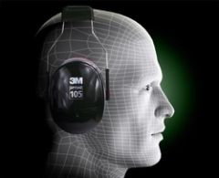 3M™ PELTOR™ Optime™ 105 Earmuffs H10A, Over-the-Head, 10 EA/Case