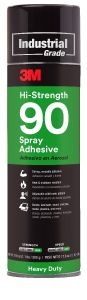 3M™ Hi-Strength 90 Spray Adhesive Clear, 24 fl oz Aerosol	-NOT FOR SALE IN CALIFORNIA