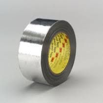 High Temperature Aluminum Foil/Glass Cloth Tape 363L Silver
