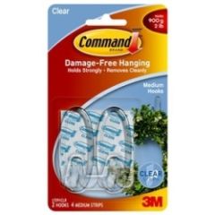 Command™ Medium Clear Hook Trial Pack 17091CLR-S300