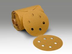 3M™ Stikit™ Paper Disc Roll 363I, 6 in x NH, 6 Hole, 80 F-weight, D/F,
600HZ, 100 discs per roll 4 rolls per case