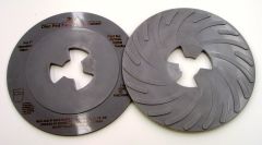 3M™ Disc Pad Face Plate Ribbed 80516, 7 in Medium Gray, 10 per case
