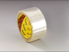 Scotch® Box Sealing Tape 372, Clear, 72 mm x 100 m, 24 per case