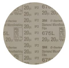3M™ Diamond Microfinishing Film PSA Disc 675L, 20 Mic, Beige, 12 in x
NH, Die 1200B, 3 per case