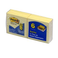 Post-it® Pop-up Notes R335, 3 in x 3 in Canary Yellow