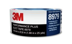 3M™ Performance Plus Duct Tape 8979, Black, 72 mm x 54.8 m, 12.1 mil, 12
per case