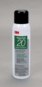 3M™ Woodworking Spray Adhesive 20 Clear, 20 fl oz can, Net Weight 13.8 oz - NOT FOR SALE IN CALIFORNIA